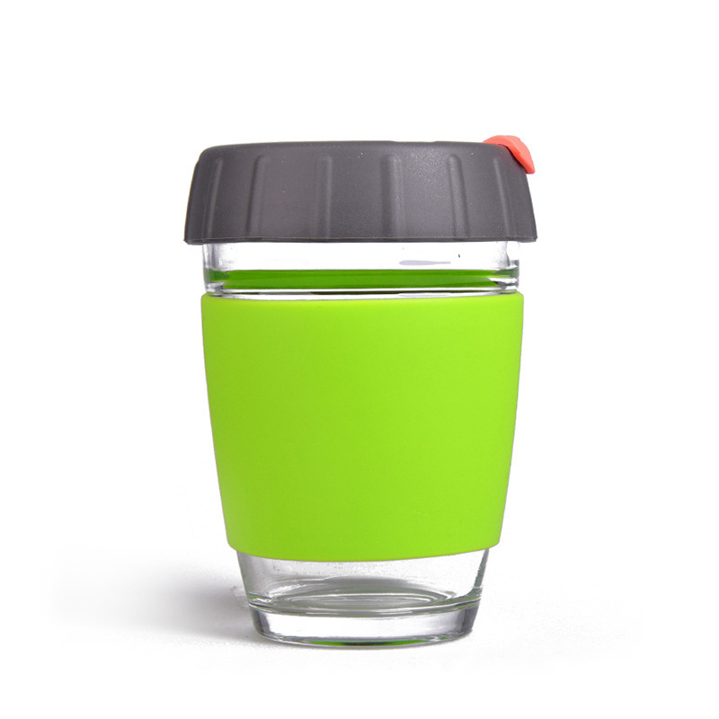 硅膠杯套，定制硅膠杯套【杯身+蓋子】
